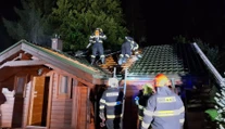 Nočná mora v Martine. Požiar zrubu spôsobil obrovskú škodu
