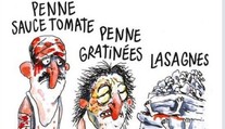 Charlie Hebdo rozhorčil Talianov karikatúrou obetí zemetrasenia. Telá trčia z lasagní