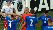 O týchto dvoch zákrokoch slovenského brankára sa bude Poliakom ešte dlho snívať