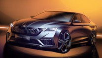 Už sú vonku prvé skice nového športiaku Škoda Octavia RS iV