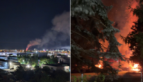 FOTO a VIDEO: Nočná dráma pri bratislavskom letisku. Silná explózia otriasla okolím