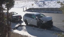 Policajti z Košíc sa na diaľnici neďaleko Popradu zrazili s cestárskym pluhom
