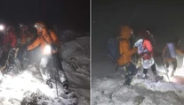 VIDEO: Záchranári bojovali s časom aj počasím. Slovenka a poľský turista uviazli v Západných Tatrách