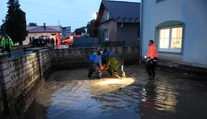 Hrozná spúšť po daždi v Bystranoch: Zaplavilo pivnice, záhrady aj kultúrny dom