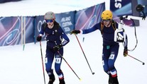 V miešanej štafete skialpinistov triumfovali Francúzi. Slovenská dvojica sa na popredné priečky nedostala