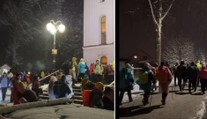 VIDEO: Extrémna krížová cesta na Orave. Stovky ľudí v príšernom počasí vyrazili na 45-kilometrovú trasu