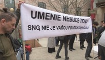 Nepáči sa im fungovanie SNG a chcú Šimkovičovej odstúpenie. Nespokojní umelci štartujú štafetový protest
