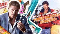 David Hasselhoff ochutnal slovenské sladkosti. Nad jednou z nich len krútil hlavou