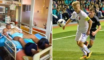 Prišiel o otca i polovicu lebky, dnes hlavou opäť dáva góly. Slovák z titánu v Anglicku „trpel“ svetové hviezdy