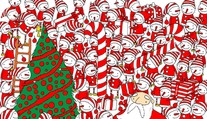 Vianočná hádanka: Pomôžete Santovi nájsť jeho čiapku?