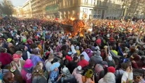 Ilegálny karneval v Marseille vyvolal pobúrenie. Zabávalo sa na ňom vyše 6000 ľudí, často bez rúšok