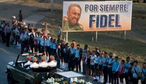 V Santiagu de Cuba pochovali Fidela Castra