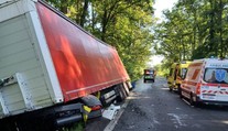 Tragická nehoda pri Kopčanoch: Dodávka sa zrazila s kamiónom, jeden z vodičov neprežil