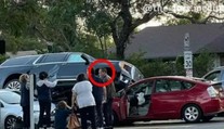 Hrozivo vyzerajúca nehoda: Auto Arnolda Schwarzeneggera skončilo na streche druhého auta