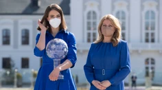 Prezidentka Čaputová prijala lyžiarsku kráľovnú Vlhovú: Už nás nemôžete sklamať, iba potešiť