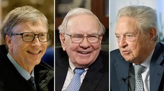 Toto sú najväčší filantropi sveta: Gates, Buffett a Soros