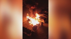 Zhorené autá aj kontajnery. V Košiciach zrejme vyčíňal podpaľač, škody rátajú v desiatkach tisícoch eur