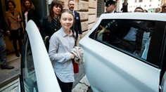 Mladá švédska aktivistka v Ríme: Dospelým poriadne "vyčistila žalúdky" pre klímu