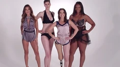 Video histórie spodnej bielizne. Predvádzajú v ňom netradičné modelky