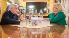 Zuzana Čaputová a Petr Pavel v rámci programu na Ukrajine navštívili mesto Boroďanka