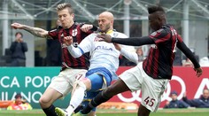 Škriniar nastúpil prvýkrát v základe Sampdorie, AC Milano remizovalo