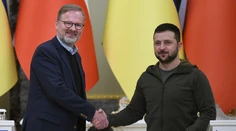 Zelenskyj udelil českému premiérovi Fialovi štátne vyznamenanie