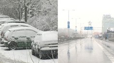 Dnešný unikát: V jednej časti Bratislavy jar, v druhej zima!