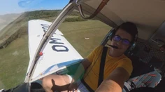 Karavan vymenili za lietadlo. Náš štáb spoznával krásy Horehronia aj zhora