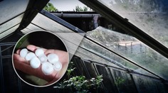 Cez Michalovce sa prehnala silná búrka s veľkými krúpami. Ničila autá aj úrodu