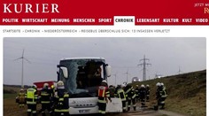 Nehoda českého autobusu v Rakúsku: 13 zranených!