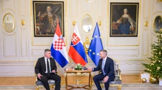 Chorvátky prezident pricestoval na Slovensko. S Pellegrinim rokovali o energetike aj rozšírení EÚ