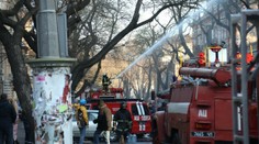 Požiar v centre Odesy: Až 14 ľudí je stále nezvestných