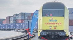 VIDEO: Zo Slovenska vypravili prvý kontajnerový vlak do Číny