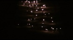 VIDEO: Ohňová šou na lyžiarskom svahu neďaleko Levoče