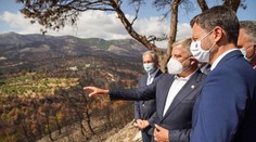 Premiér Heger navštívil v Grécku miesta zdevastované požiarmi