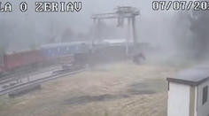 VIDEO: Železnice hlásia problémy. Počasie ukázalo svoju silu