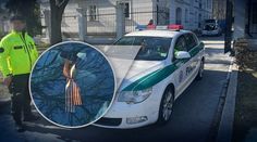 Prípad kontroverznej stuhy v policajnom aute po týždňoch uzavreli. Takto potrestali policajta
