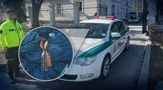 Prípad kontroverznej stuhy v policajnom aute po týždňoch uzavreli. Takto potrestali policajta