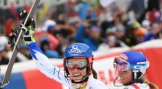 Petra Vlhová skončila v slalome na 3. mieste. Shiffrinová prekonala rekord