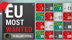 Europol vydal adventný kalendár. V okienkach sú snímky hľadaných zločincov