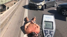 Opitý vodič po nehode nadával policajtom, v aute s ním boli aj tri deti