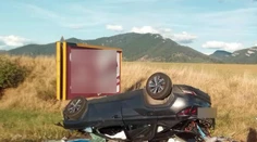 Tragická nehoda pri Turčianskych Tepliciach. Auto sa čelne zrazilo s kamiónom, vodič (†39) neprežil