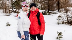 Ján Tribula pozval na výlet našu bývalú lyžiarsku hviezdu Janku Gantnerovú