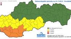 Pozor! SHMÚ varuje pred vysokými teplotami aj búrkami