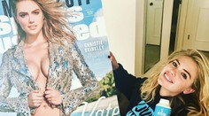 Kate Upton na titulke hore bez. Prsia sa jej nezmestili do dlaní