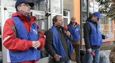 Zamestnanci prepravnej spoločnosti protestovali proti nízkym mzdám