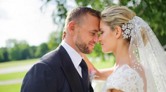 Ivana Gáborík žiarila počas celej svadby. Takto vyzerali jej popolnočné šaty