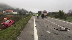 Tragická nehoda pri Bytči: Vodič Felície zrážku s nákladným autom neprežil