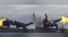 VIDEO: Ruský vojak takmer postrieľal vlastnú jednotku. Zábery „rodea s guľometom“ sa stali virálnymi