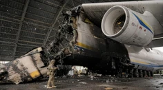 FOTO: Rusi pri Kyjeve zničili najväčšie dopravné lietadlo sveta AN - 225